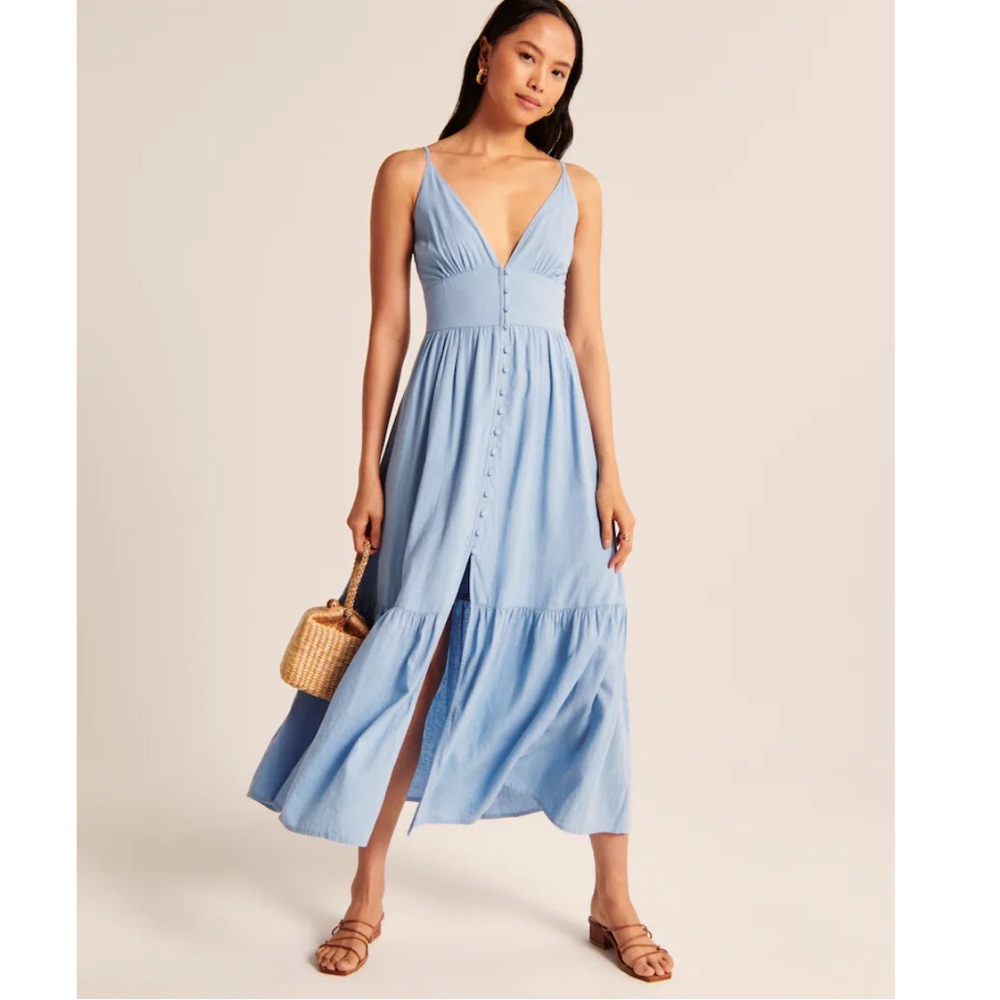 Abercrombie Linen-Blend Dress